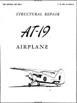 Structural repair AT-19 Aeroplane
