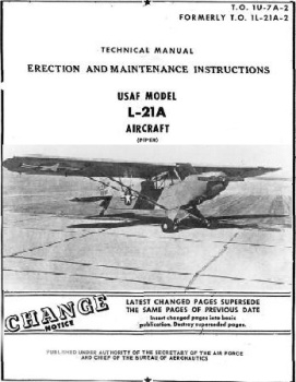 Technical  manual. Erection and maintenance manual USAF Model  L-21A  Aircraft