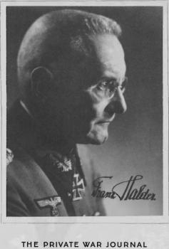The Private War Journal of Generaloberst Franz Halder