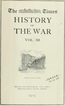 The Times history of the war.  Volume 3