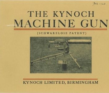 The Kynoch Machine Gun (Schwarzlose patent)