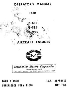 E-165, E185 & E-225 Aircraft Engines  