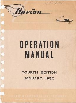 Navion Operational Manual