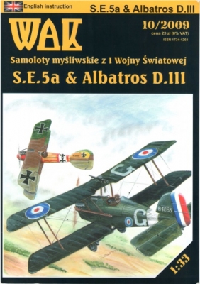 WAK 10 / 2009. S.E.5a & Albatros DIII.