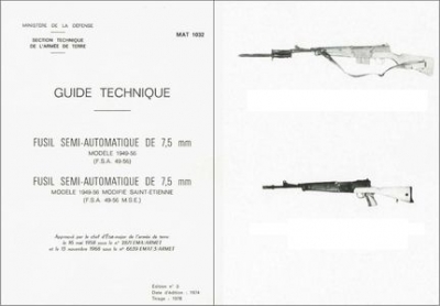Guide Technique Fusil Semi-Automatique de 7,5 mm Modele 1949-56 (F.S.A. 49-56)