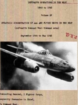 Luftwaffe Operations in the West  1943-1945. Volume 15