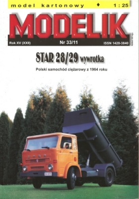 Star 28/29 wywrotka (Modelik 2011-33).