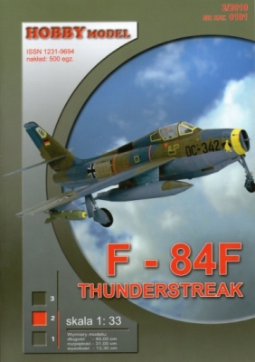 F-84F Thunderstreak (Hobby Model 101).