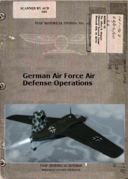 German Air Force Air Defense Operations. Vol 1
