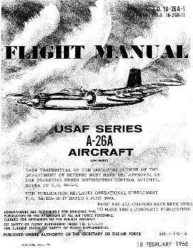 Flight Manual USAF Series A-26A Aircraft
