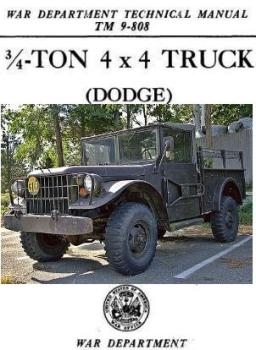 Technical Manual TM 9-808 3/4 Ton 4x4 Trucks (Dodge)