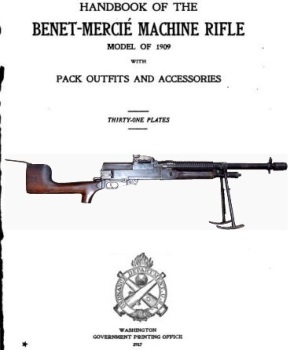 Handbook of the Benet Mercie machine rifle model of 1909