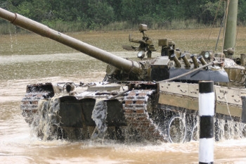 Подводные вождения танков Т-80