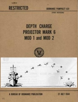 Depth Charge Projector Mark 6, Mod 1 and Mod 2