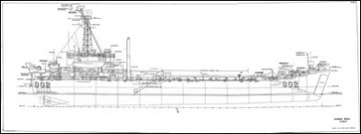 Чертежи кораблей французского флота - LST 802 1952