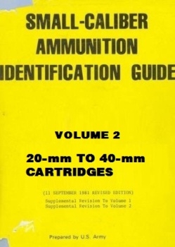 Small Caliber Ammunition Identification Guide. Volume 2. 20-mm TO 40-mm Cartridges