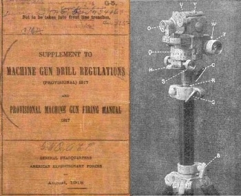 Supplement to machine gun drill regulations 1917