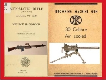 Browning Machine Gun. Model 1918 and Model 1919