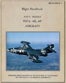 Flight Handbook Navy Models F9F-8, -8B, -8P Aircraft