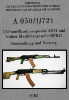 5,45 mm Maschinenpistole AK-74 und Leichtes Maschinengewehr RPK-74