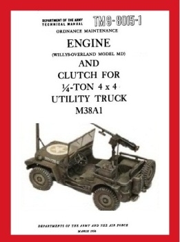 Ordnance Maintenance - Engine and Clutch for 1/4 Ton, 4x4, Utility Truck M38A1