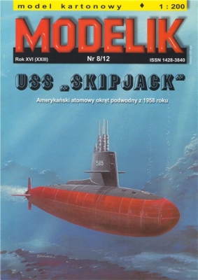 USS "Skipjack" [Modelik 2012-08]