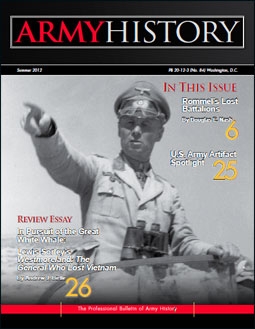 Army History Magazine. 2012 Summer № 84