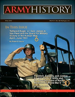 Army History Magazine. 2012 Winter №82