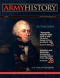 Army History Magazine. 2012 Fall № 85