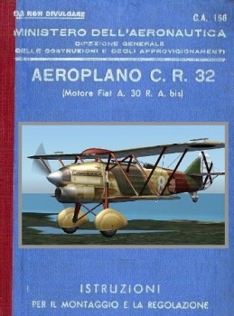 Aeroplano C. R. 32. Istruzioni