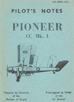 Pilot's Notes Pioneer CC Mk.1