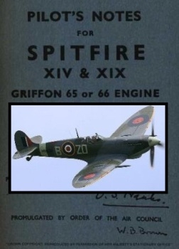 Pilot's notes for Spitfire XIV & XIX