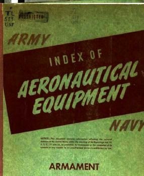 Index of Army Aeronautical Equipment. Volume 5