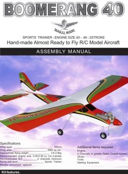 Boomerang 40. Assembly Manual
