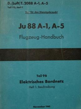 Junkers Ju 88 A-1, A-5 Flugzeug-Handbuch