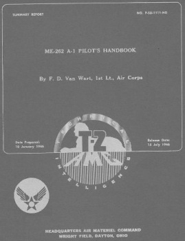 Messerschmitt Me-262 A-1 Pilot's Handbook