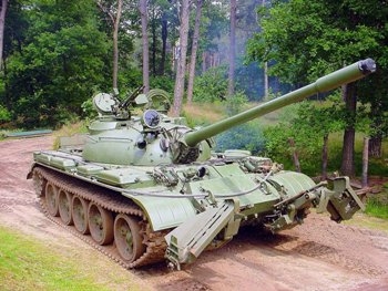 East German T-55AM with Mine Plow [Walk Around]