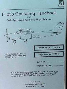 Pilot's Operating Handbook and Flight Manual. Model  R182