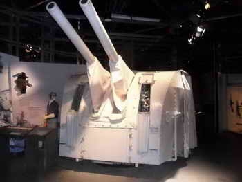  Twin 4 inch Naval Gun Turret Walk Around