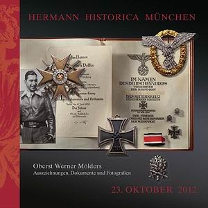 Oberst Werner Molders  (Hermann Historica Auktion 65)