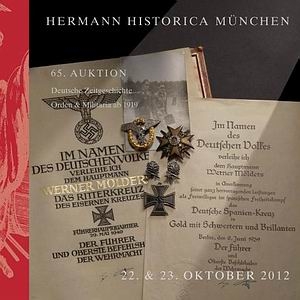 German Historical Collectibles 1919 to the Present (Hermann Historica Auktion 65)