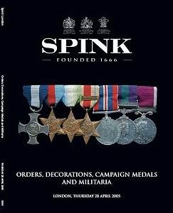 Orders, Decorations, Camraign Medals & Militaria [Spink 5005]