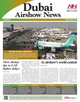 Dubai Airshow News 19 November 2013