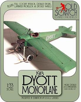 Dyott Monoplane [Old Stratch Card Models]