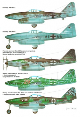 Samolot mysliwski Messerschmitt Me-262 [Typy Broni i Uzbrojenia 186]