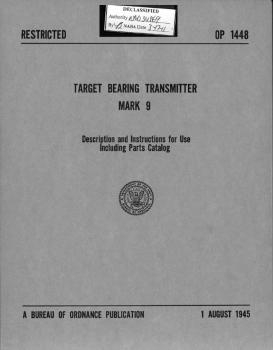 Target Bearing Transmitter, Mark 9, 1945