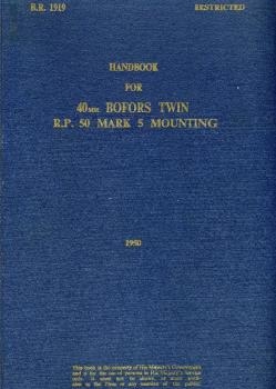 Handbook for 40mm Bofors Twin R.P. 50 Mark 5 Mounting