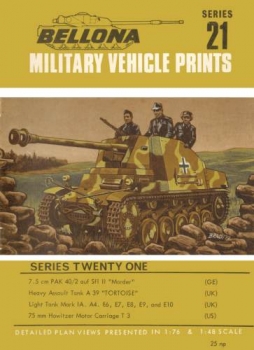 Bellona Military Vehicle Prints: series 21