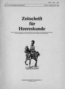 Zeitschrift fur Heereskunde №310