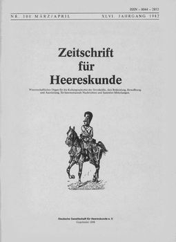 Zeitschrift fur Heereskunde №300